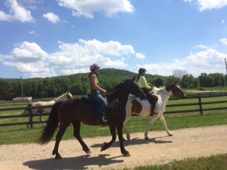 Horseback Riders Enjoying the Day